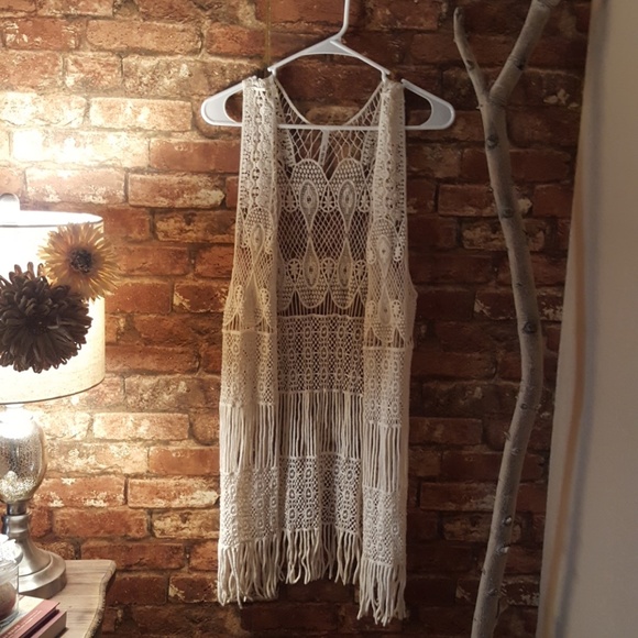 Jackets & Blazers - Crochet Vest